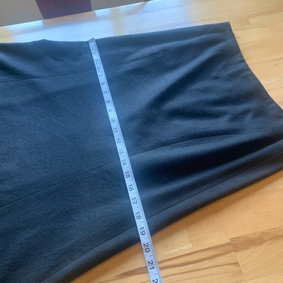 Talbots black A-line skirt wool size 4 - Picture 8 of 11